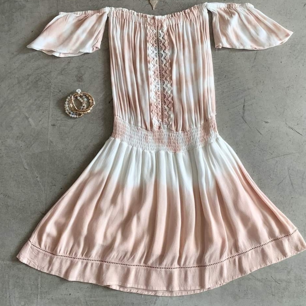 NWT Tie Dye Strapless Dress Size M